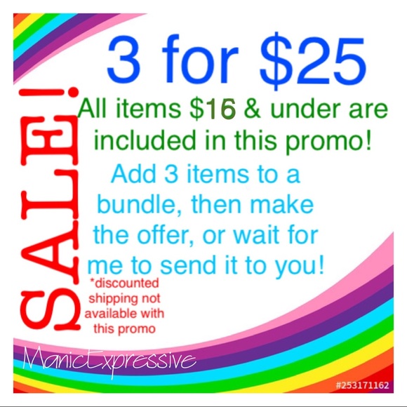 {3/$25} Two pack multicolor hair clips. - Picture 3 of 9